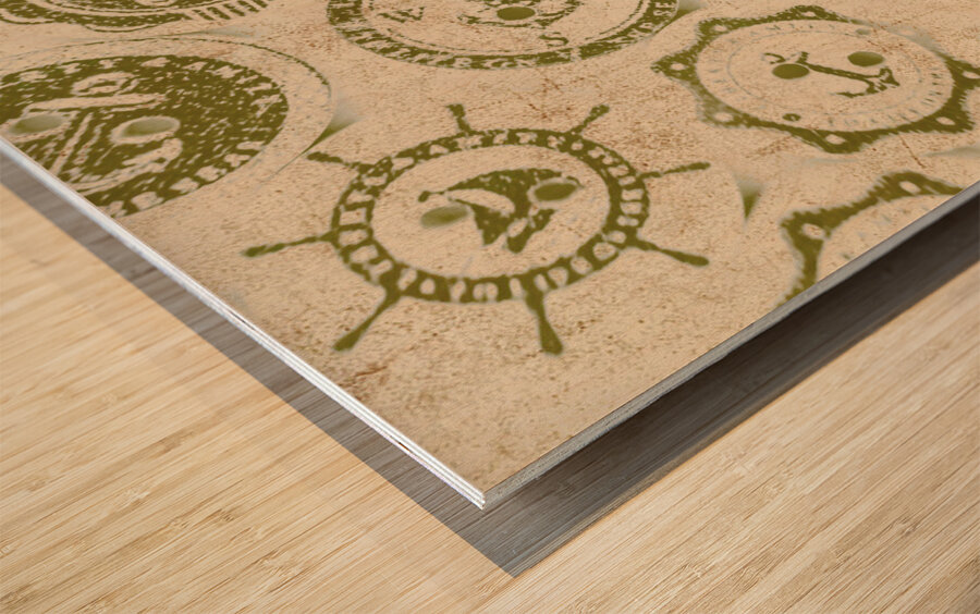 Maritime motifs Wood print