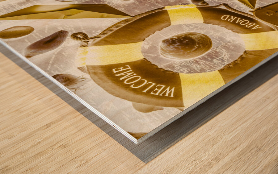 Seafarers way Wood print