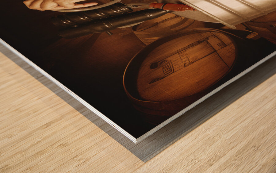 The hot shot Wood print