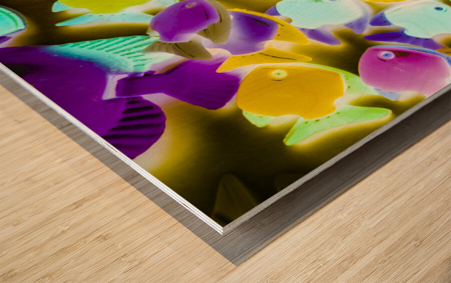 Wild waters Wood print