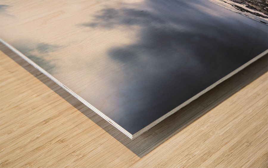 atmospheric ocean Wood print