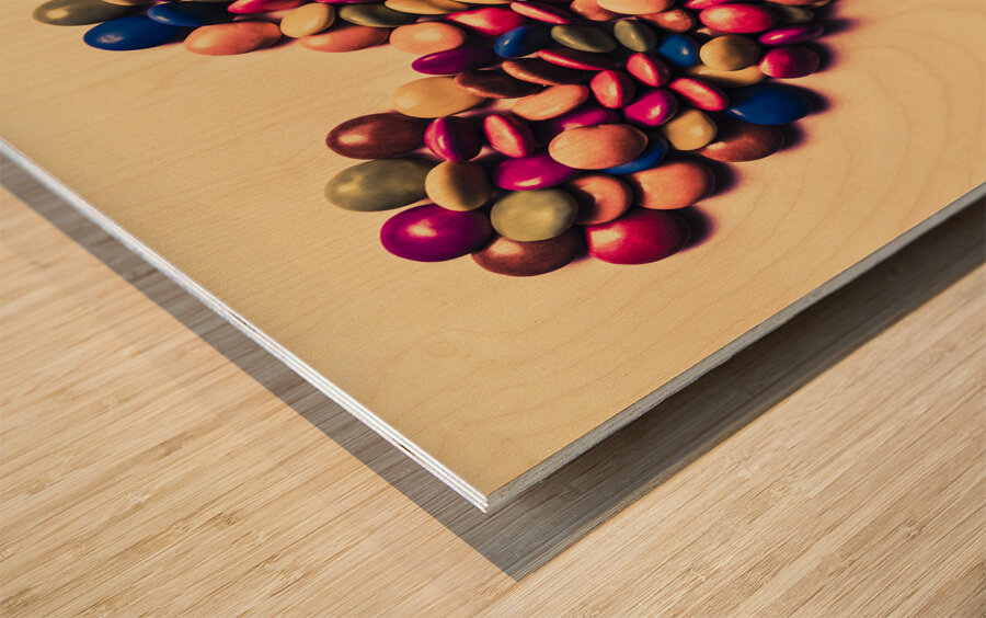 Sweet love for a sweetheart Wood print