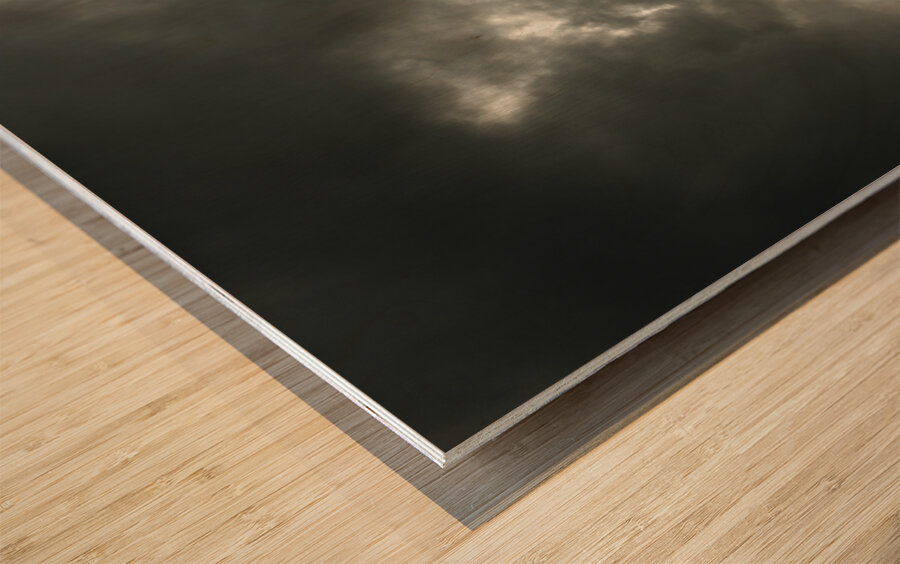 Scenic sea turbulence Wood print