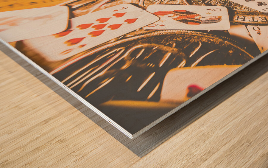 Inflating odds Wood print