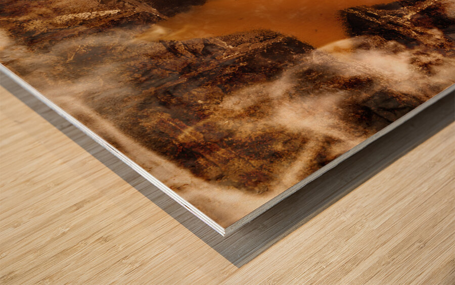 Creative cooking pin-up Wood print