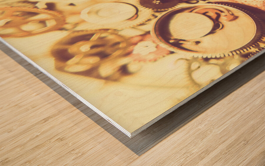 Overclocked Wood print