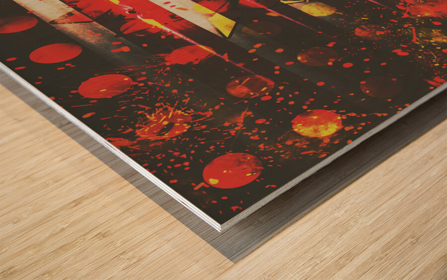 Dynamite artwork Wood print