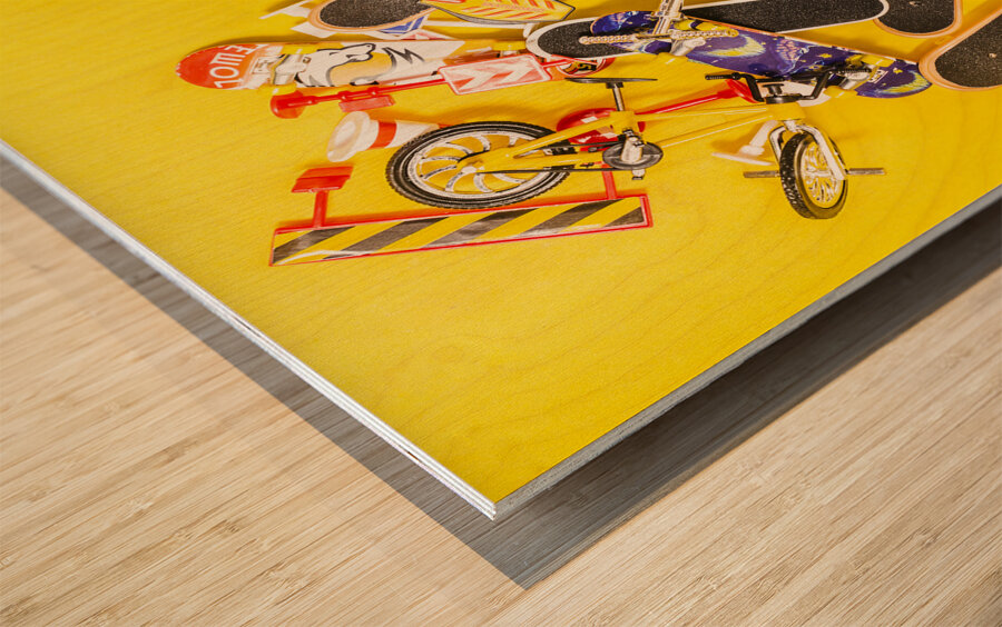 Stacks of fun Wood print