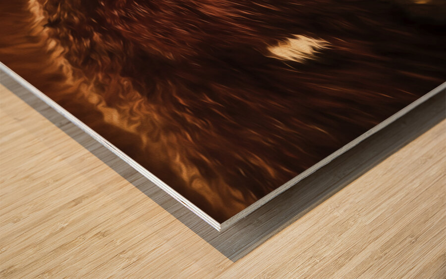 Tasmanian Devil digital painting Wood print