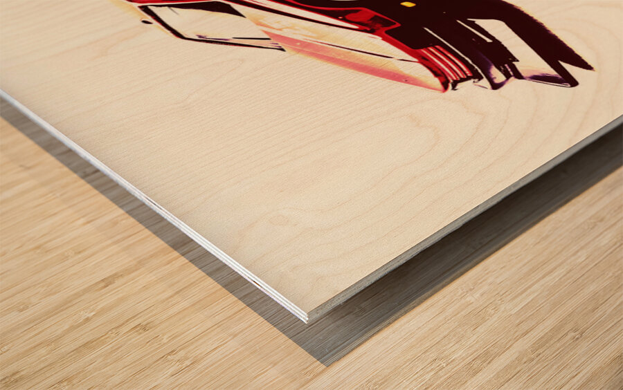 Urban street racer Wood print