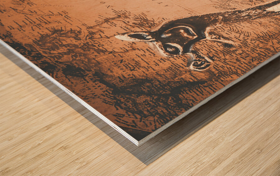 Nordic adventurism Wood print