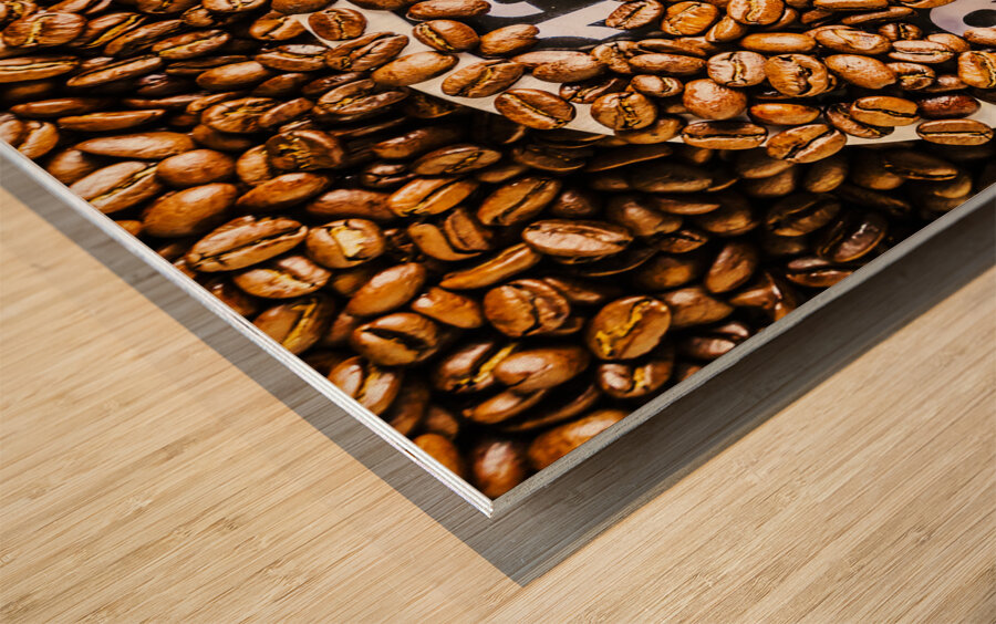 Coffee time Wood print