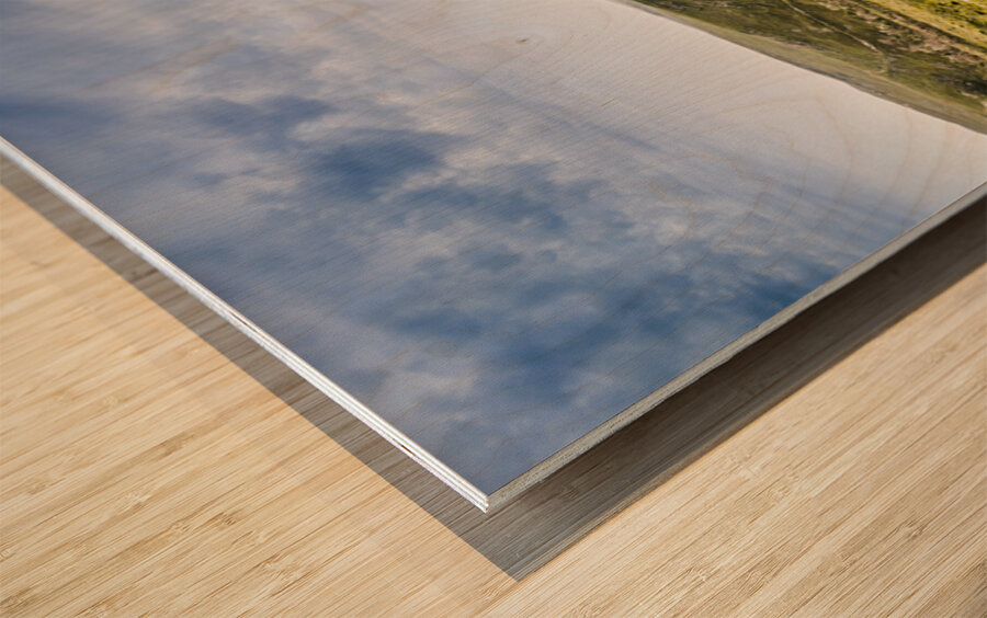 Mount Agnew landscape in Tasmania Wood print