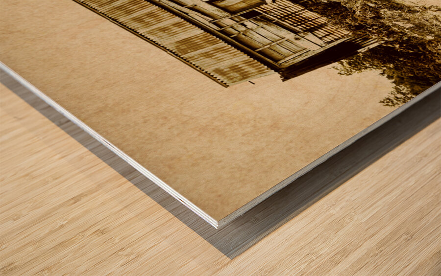 Rusty rural ramshackle Wood print