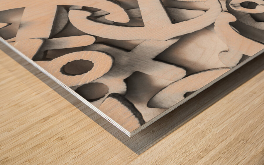 Setting Seas Wood print