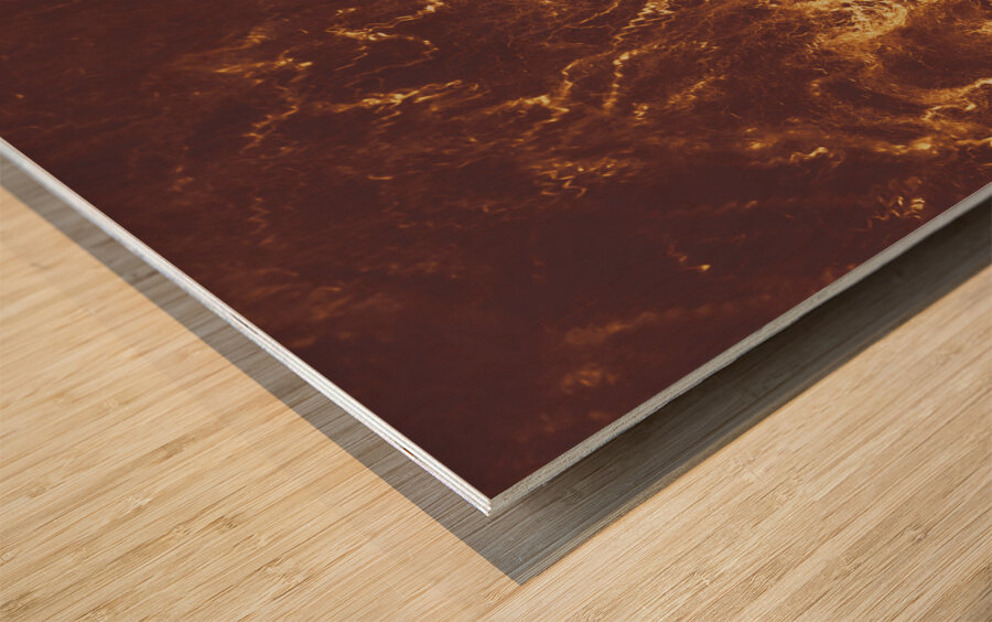 Demon hellish nightmare Wood print