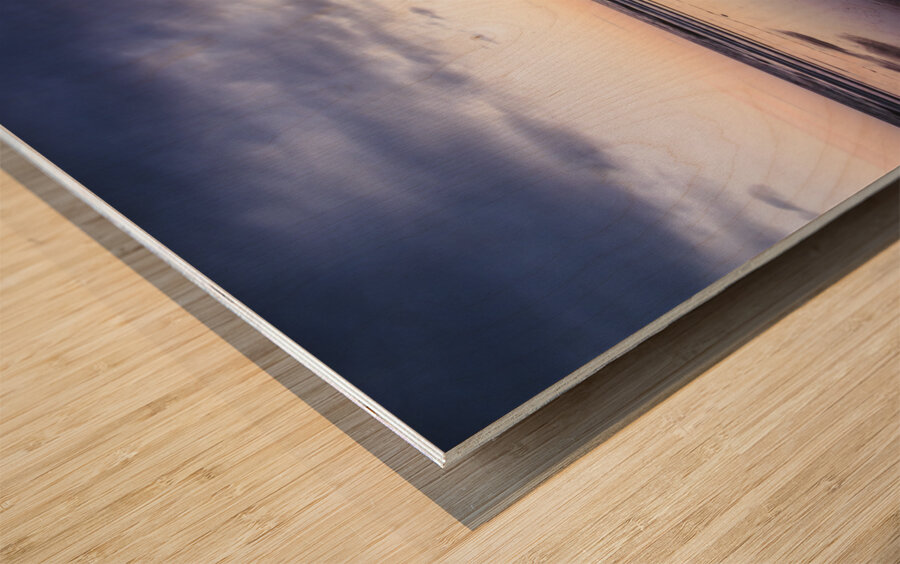 It starts here Wood print