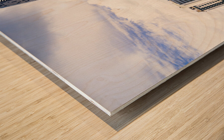 Cityramic Wood print