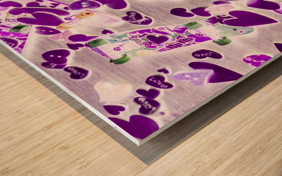 Skate date Wood print