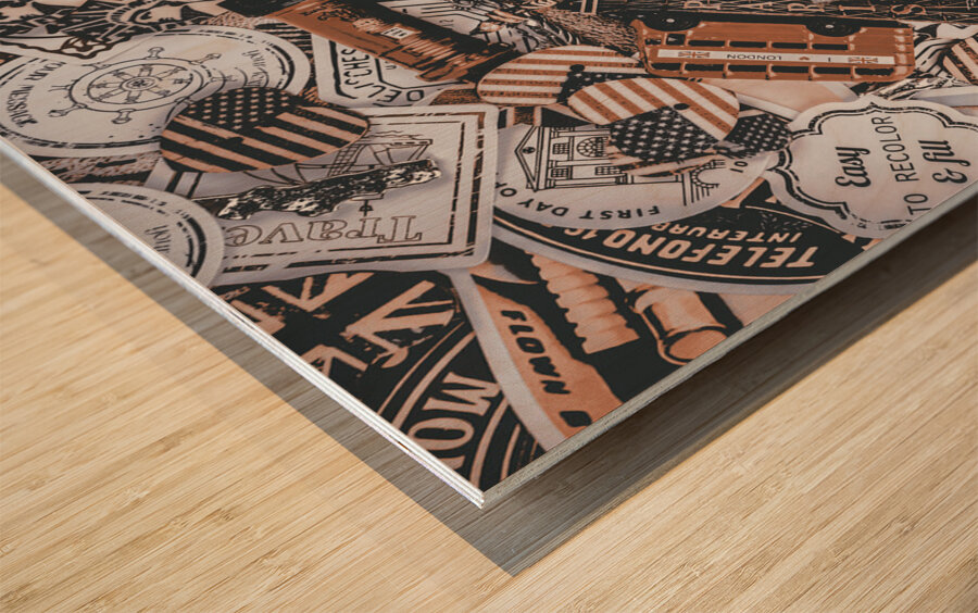 Momentous expeditions Wood print