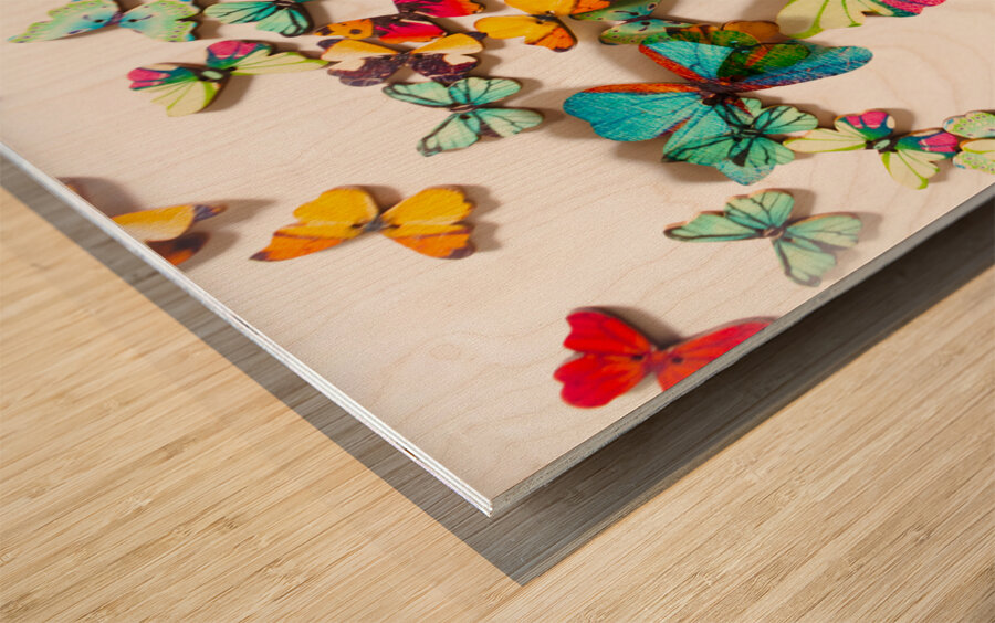 Color pop Wood print