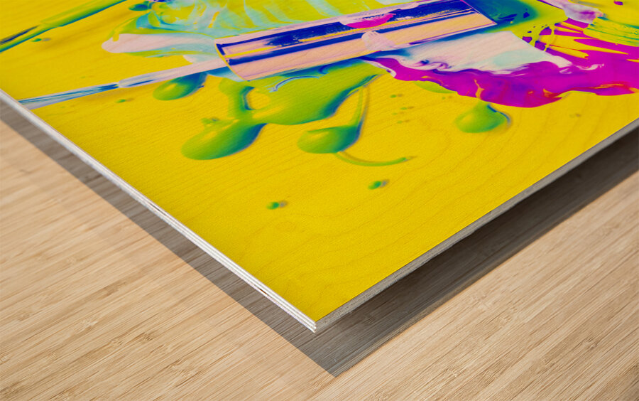 Manic cured Wood print