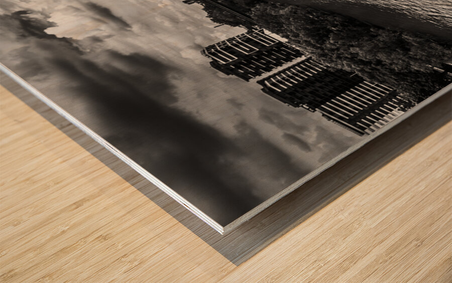 Brisbane river Wood print