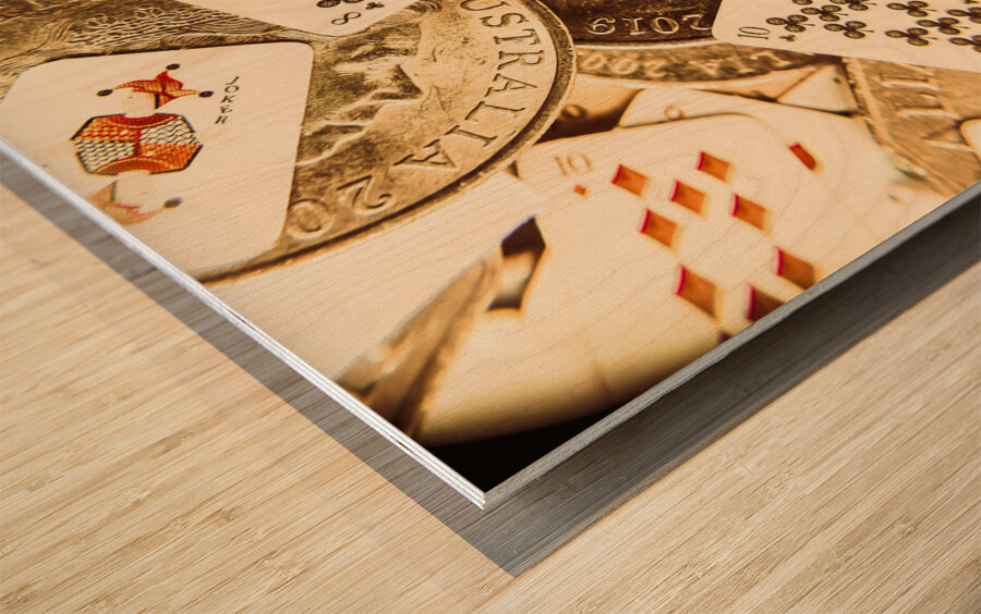 Small fortune Wood print