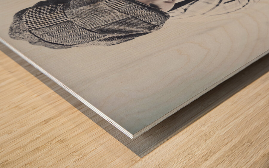 Vintage creativity in process Wood print