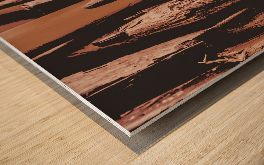 For the script Wood print