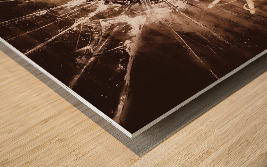 Mischievous vintage housewives Wood print