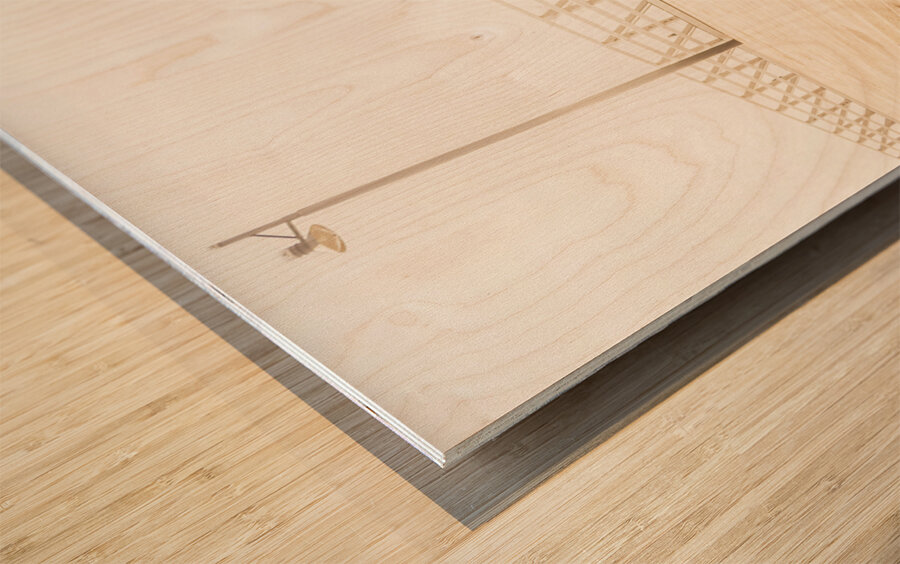 Peaceful Pin-Up Wood print