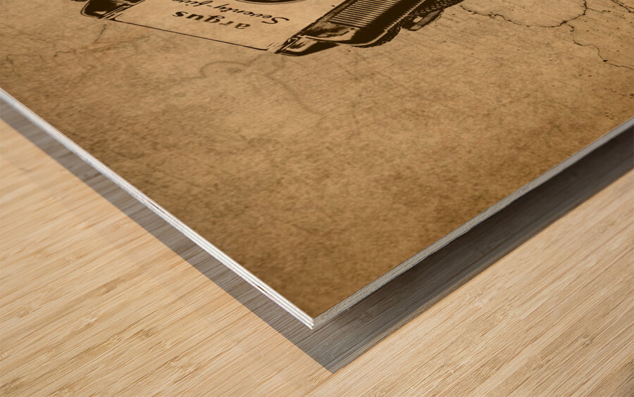 On lines and tours Wood print