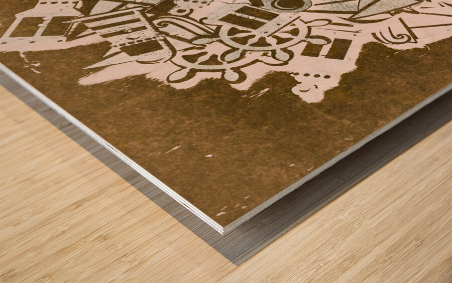 Icon Island Wood print