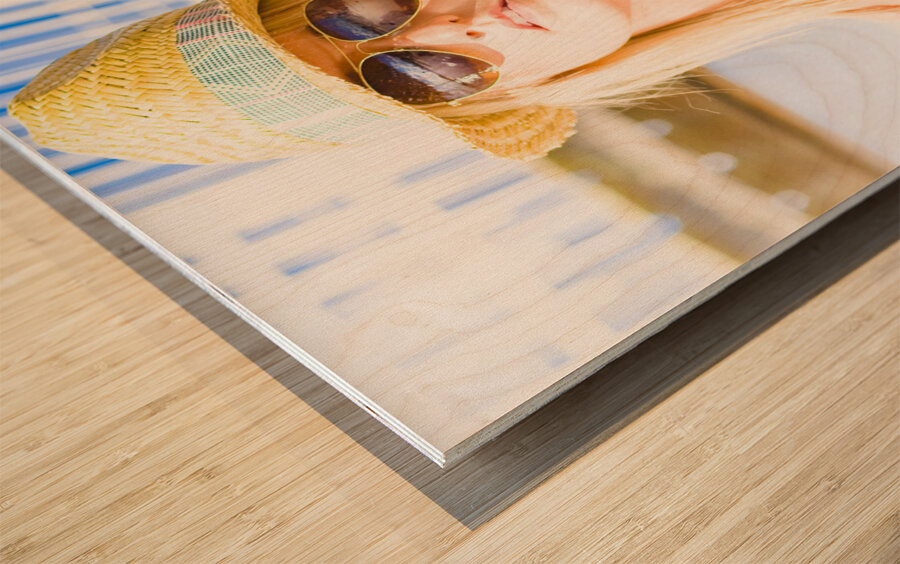 Seaside sonata Wood print