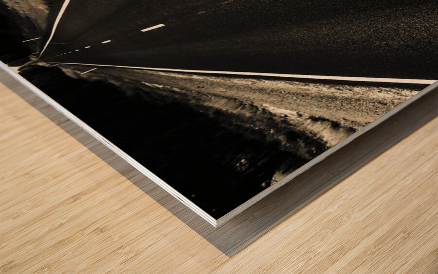 Begins here Wood print