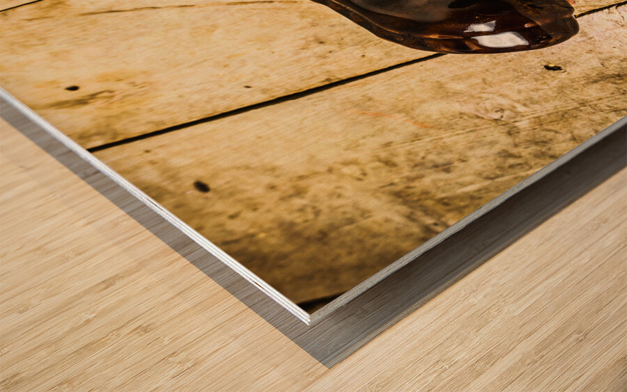 The kitchen boot Wood print