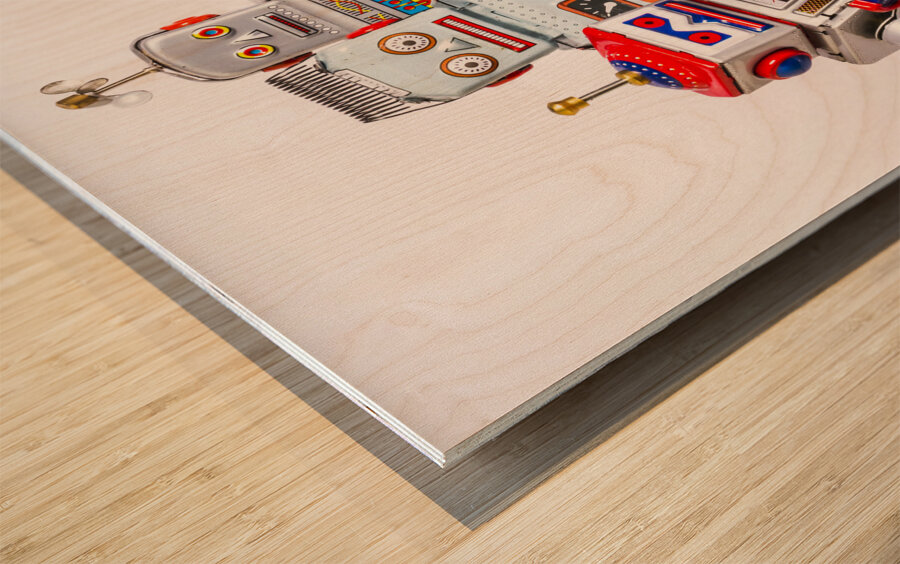 Forgotten play Wood print