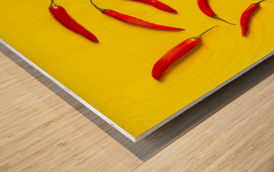 Colours and flavour Wood print