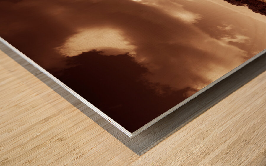 Tractor From Yesteryear Wood print