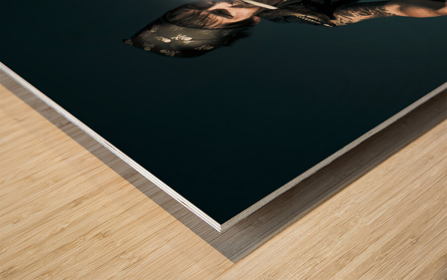 Evil Pirate Wood print