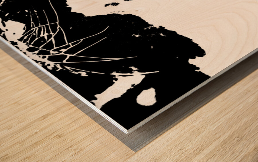 Neofutilism Wood print