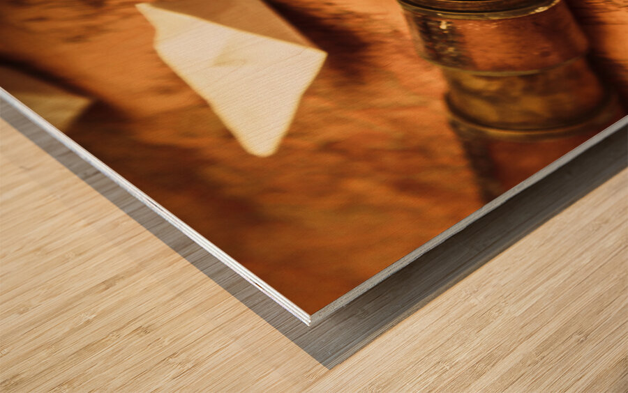 Maps and bearings Wood print