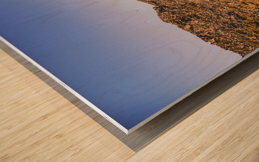 Wild wilderness of stone geology Wood print