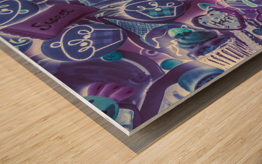 Flavor flare Wood print