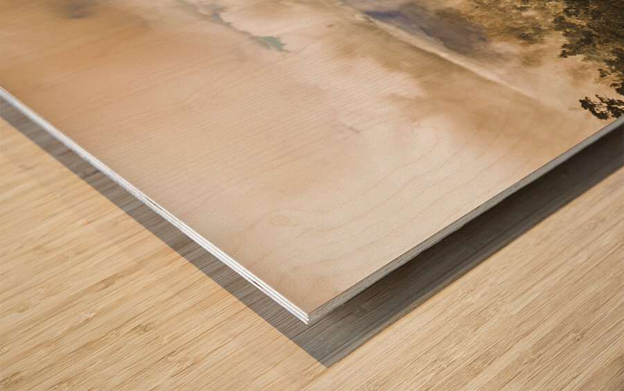 Destination beautiful Wood print