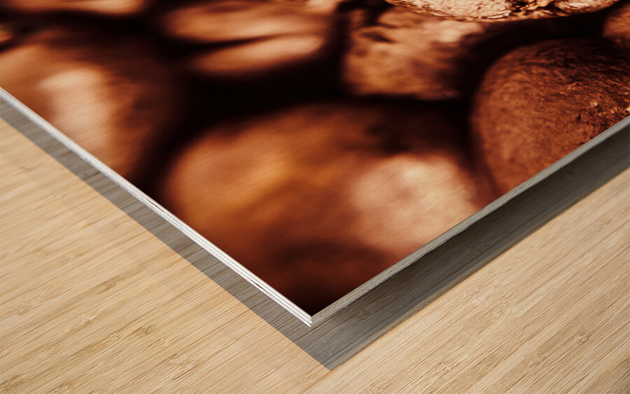 Breakfast beans Wood print