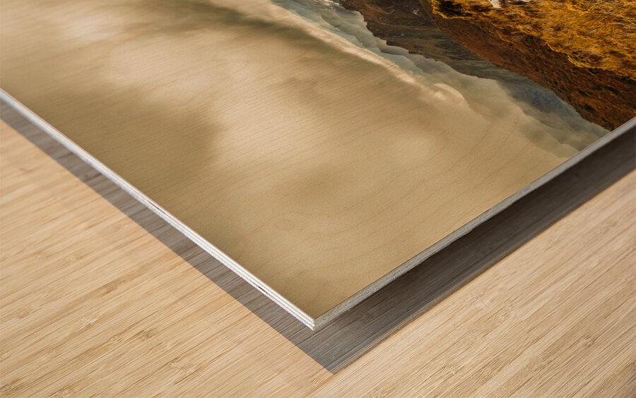 Hiking the Mount Sprent Trail Wood print