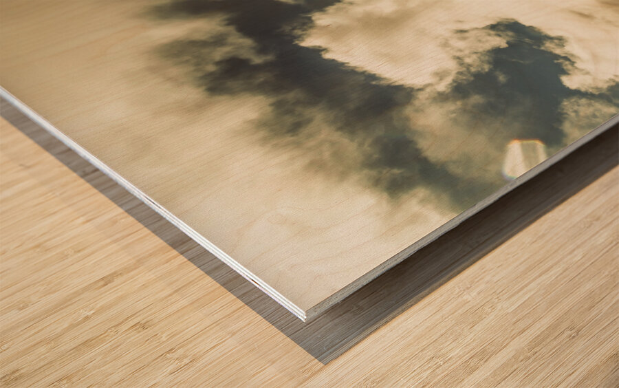 Serpentine dam Tasmania Wood print