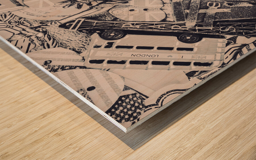 Traveling tradition  Wood print